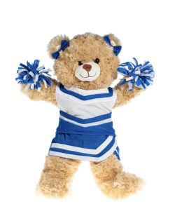 8" Royal Blue And White Cheer Uniform